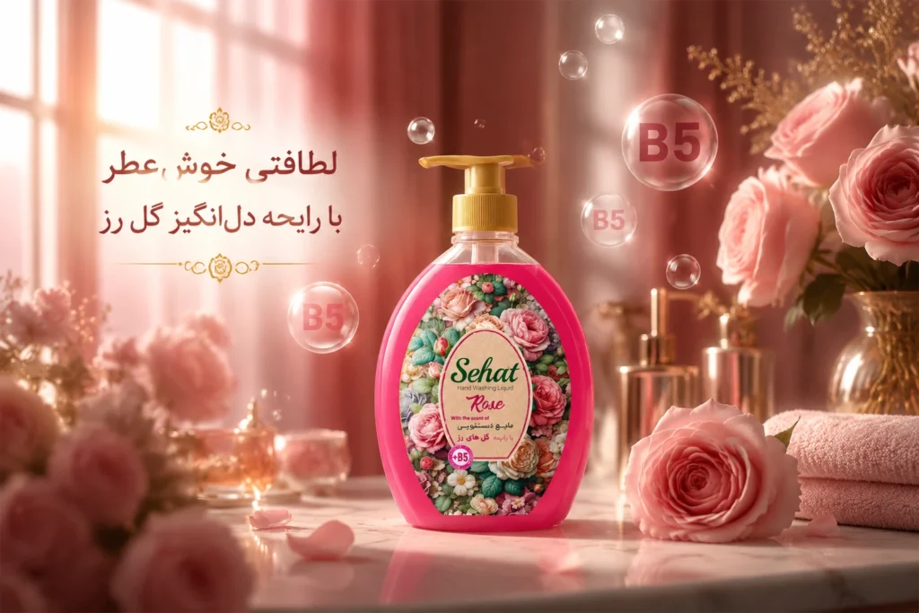 با مایع دستشویی شفاف رز صحت، ضمن پاکیزگی کامل، رطوبت پوست خود را حفظ کنید. حاوی گلیسیرین برای جلوگیری از خشکی و ایجاد نرمی ابریشمی. با مایع دستشویی شفاف رز صحت، ضمن پاکیزگی کامل، رطوبت پوست خود را حفظ کنید. حاوی گلیسیرین برای جلوگیری از خشکی و ایجاد نرمی ابریشمی.