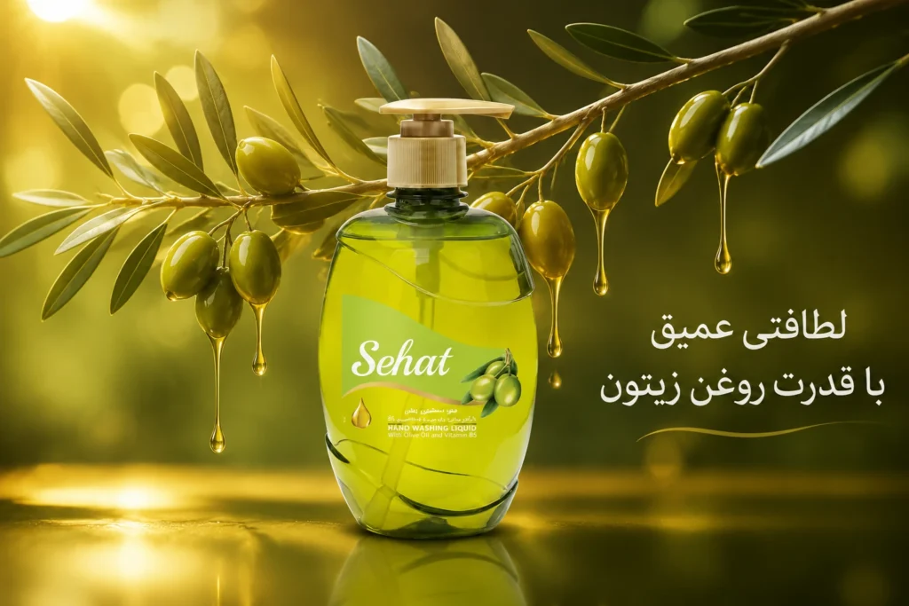 جوانی و لطافت ابریشمی را به دستان خود هدیه دهید. مایع دستشویی زیتون صحت با روغن خالص، پوست شما را عمیقاً تغذیه کرده، نرمی بی‌نظیری به آن بخشیده و از پیری زودرس جلوگیری می‌کند.
