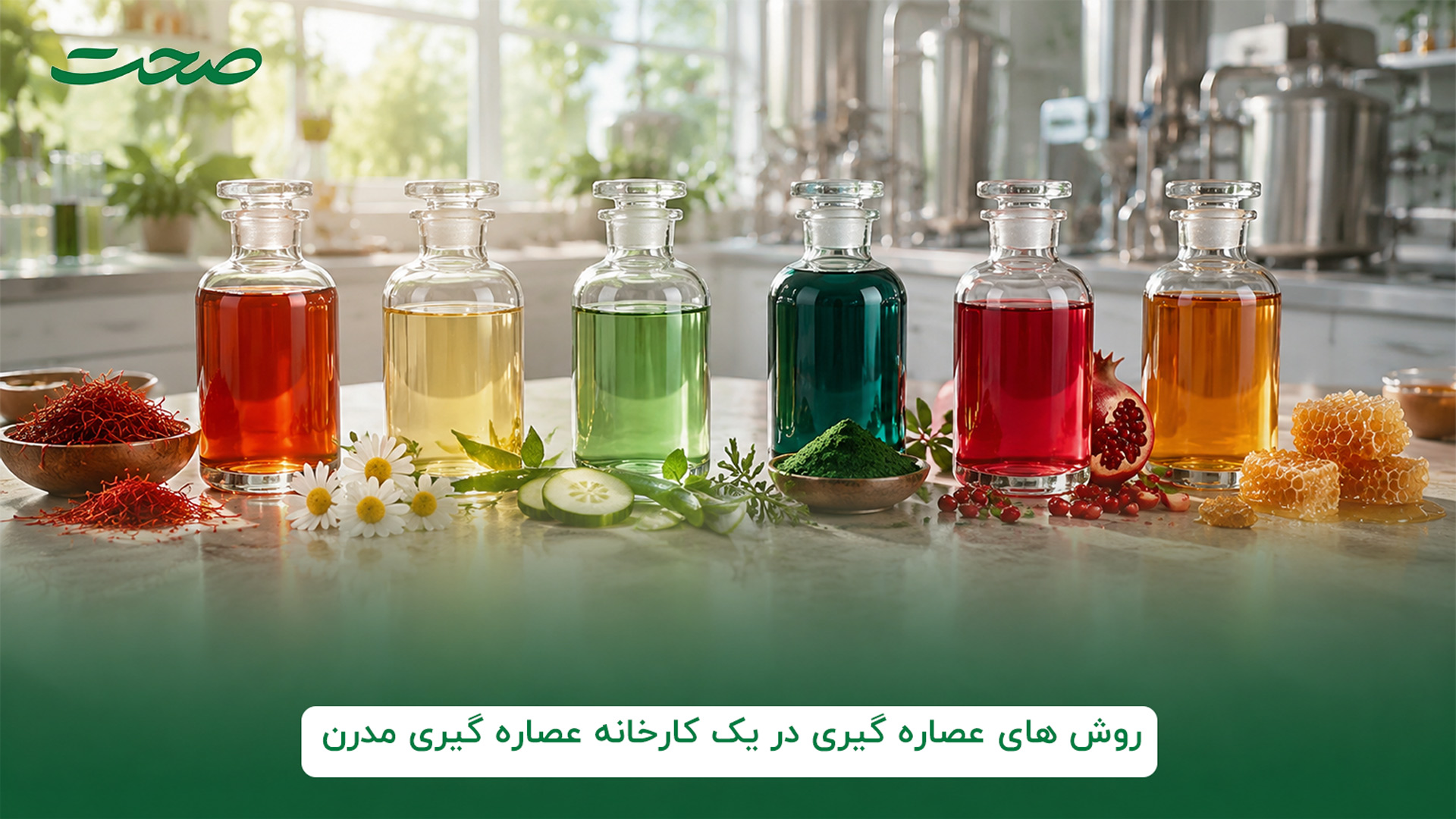 روش های عصاره گیری در یک کارخانه عصاره گیری مدرن